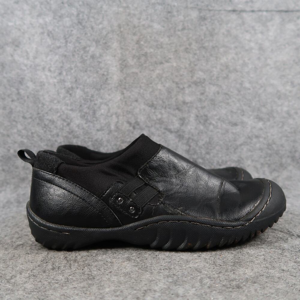 Jambu J-41 Shoes Womens 6 Slip On Casual Sneaker Black Vegan Bouquet Comfort